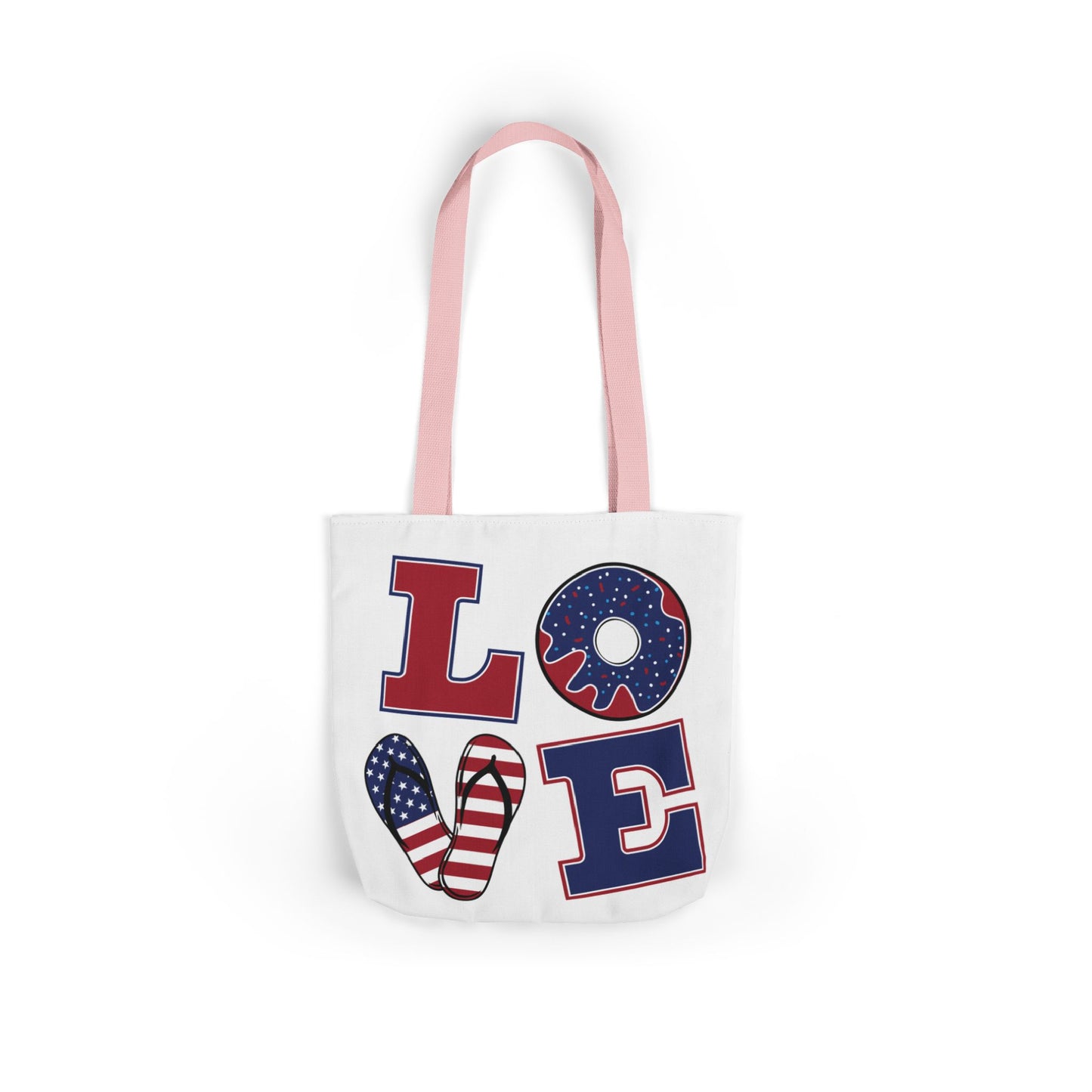 Canvas Tote Bag, 5-Color Straps
