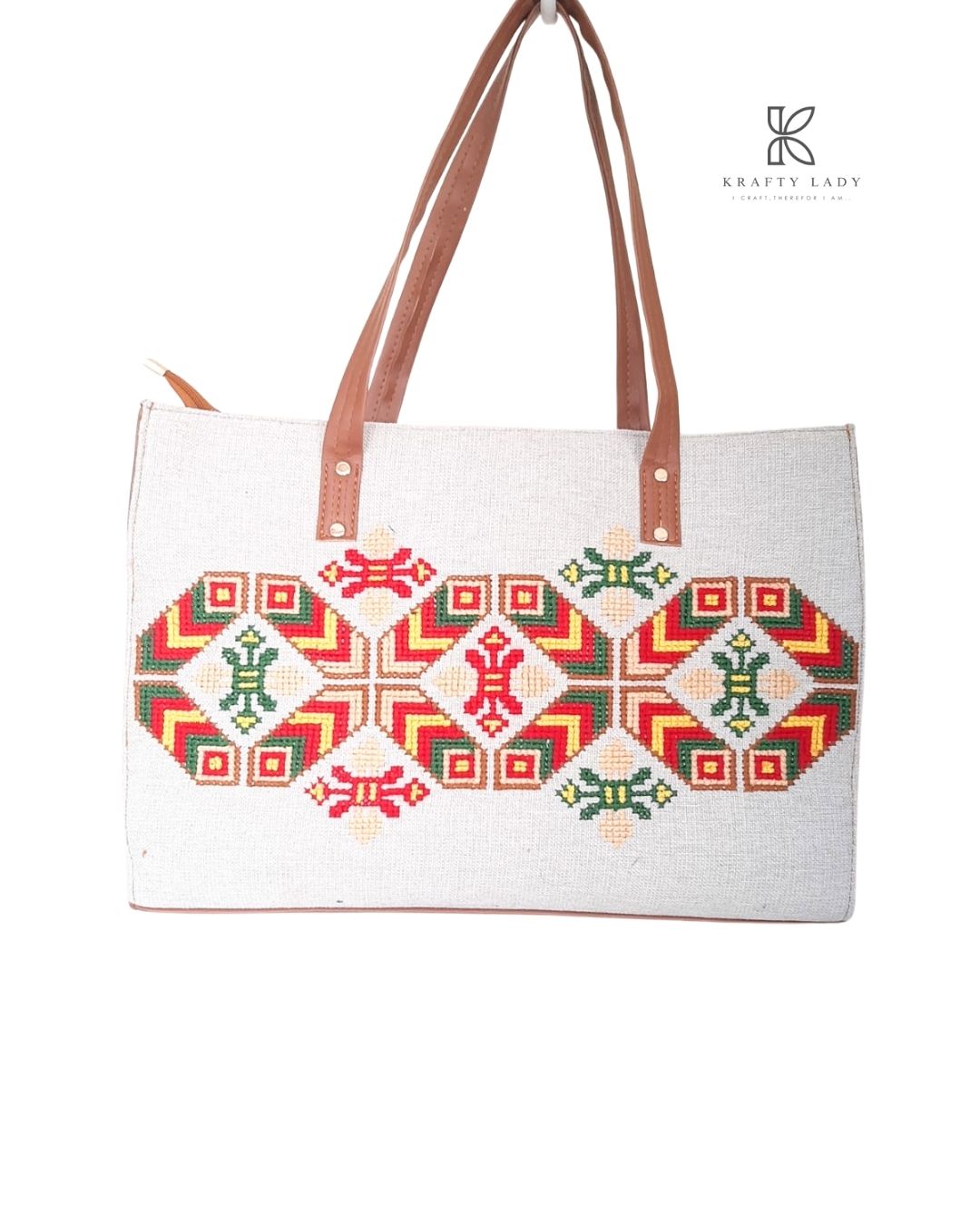 Embroidered Handbag - The Heirloom Stitch