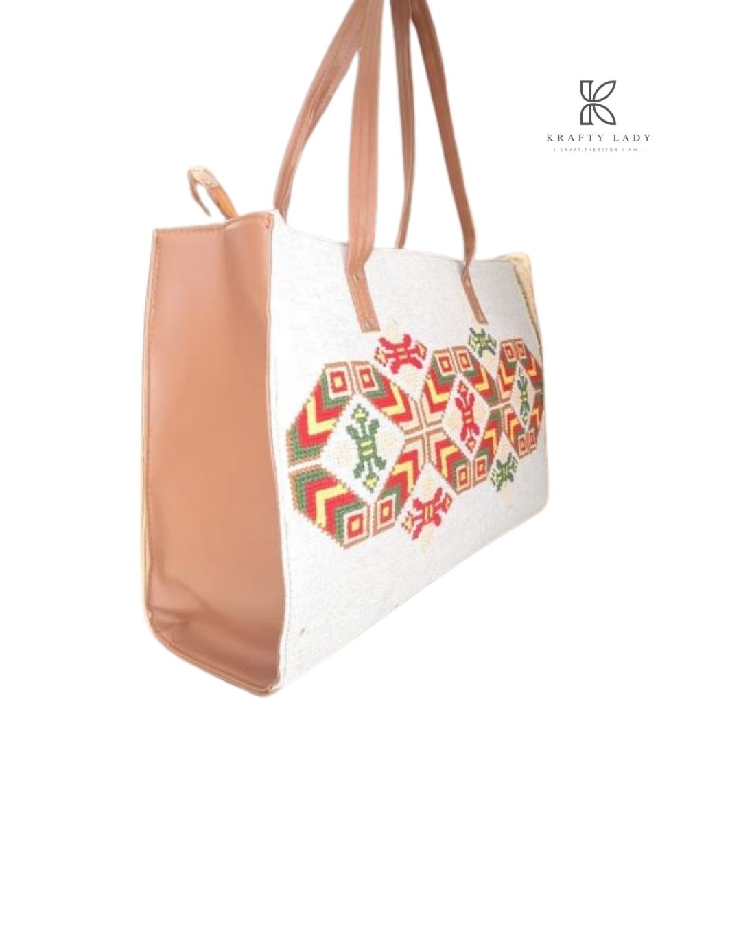 Embroidered Handbag - The Heirloom Stitch