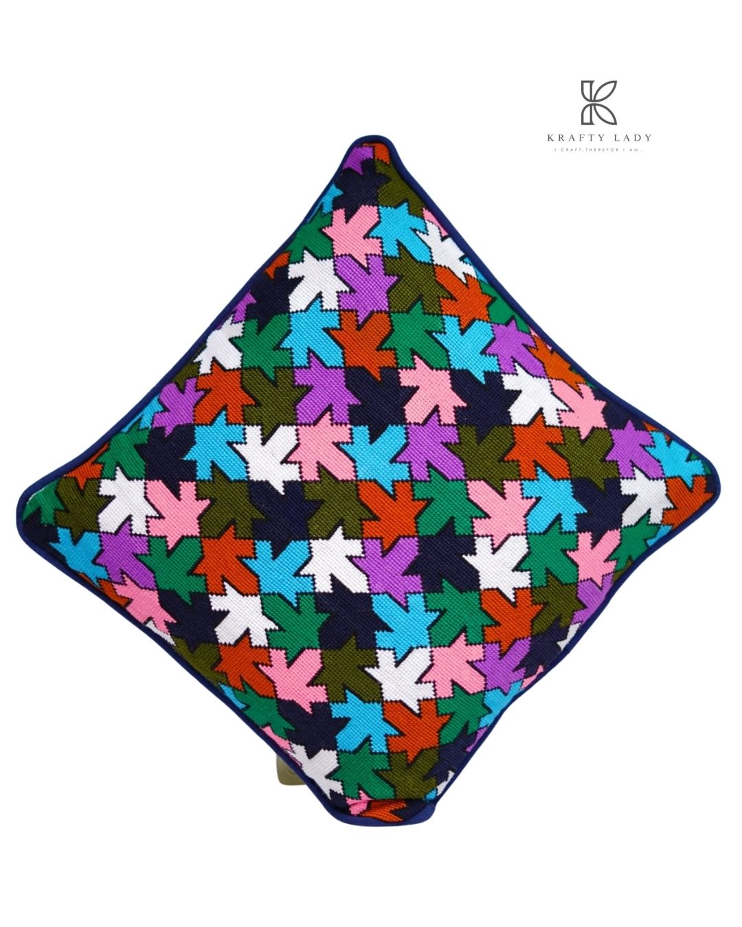 Color Splash Arrow Pattern Cushion Covers (Pair)