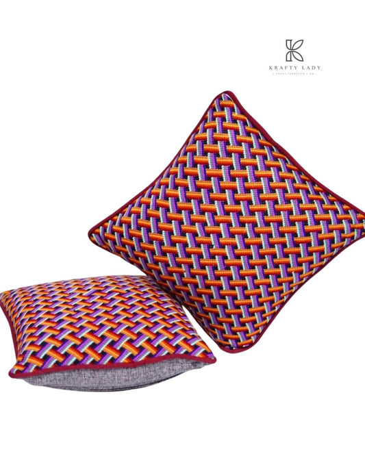 Woven Harmony Cushion