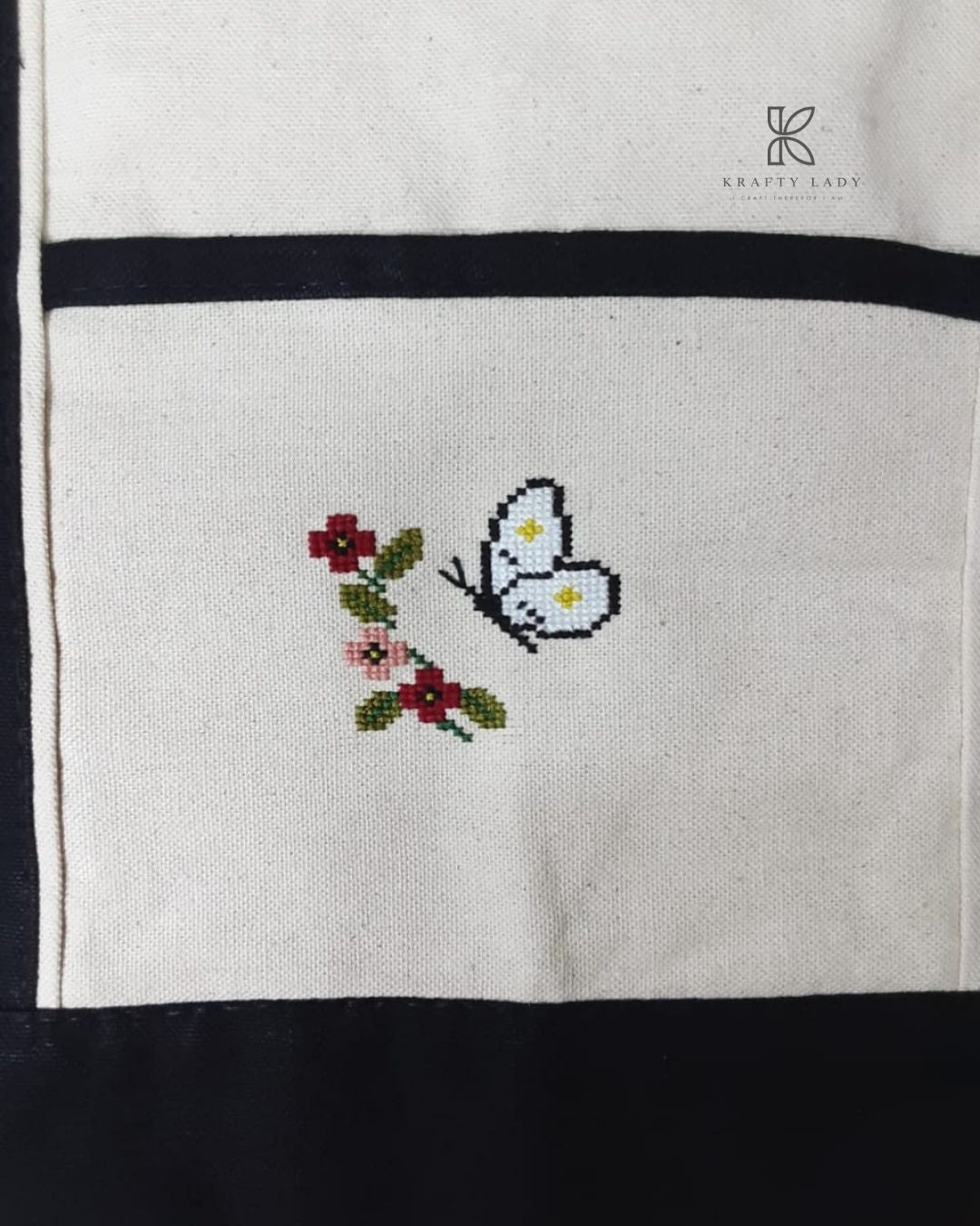 Midnight Blossom Tote